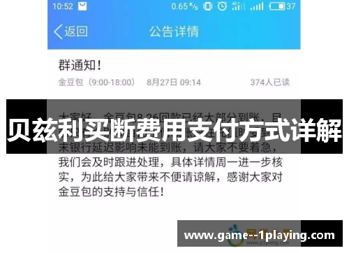 贝兹利买断费用支付方式详解